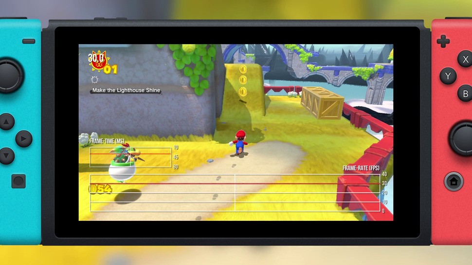 Bowser's Fury runs at 30fps in mobile mode, dropping down from 60 while docked - the first time we've seen such a divide in a Nintendo first-party title