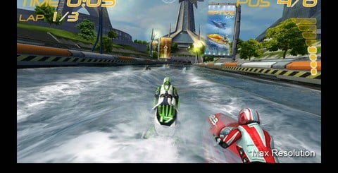 Dead Trigger operates north of 30FPS on all Tegra hardware, sometimes even reaching the giddy heights of 60FPS, while Riptide GP includes a resolution slider that effectively trades pixels for frame-rate.