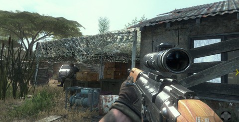 The PC version of Black Ops 2 running at 1080p, with TXAA running over the top for a cinematic look. It's replete with graphical options, including smoother shadows, higher grade depth of field, plus superior texturing to the console versions.