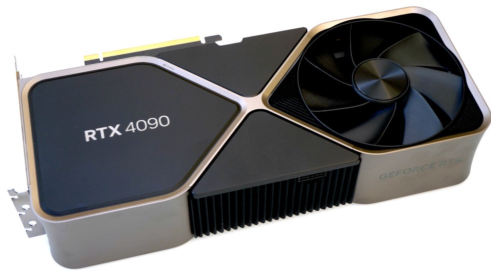 The RTX 4090 Founders Edition is big - but it's actually shorter (and thicker) than the RTX 3090 Ti
