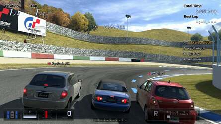 Battlefield 3 testing was a little frustrating - no private matches made life more difficult, and the server list wasn't working when we did our tests, meaning we had no idea whatsoever which dedicated server we were using, or how good our connection was. GT5 was a simple matter of setting up a room, joining it and flashing our brake lights at one another.