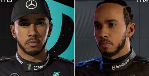 Driver rendering is massively upgraded, with hair in particular benefitting - to the point where Codemasters no longer need to hide it via team caps. Meanwhile, four different circuits receive a substantial revamp.