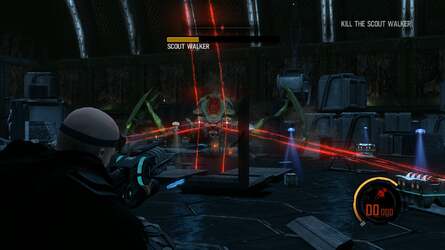 The 960x540 native resolution of the console versions is exactly one quarter 1080p - if your PC set-up is meaty enough, running at the 'full HD' 1080p presents a significant boost to overall image quality.