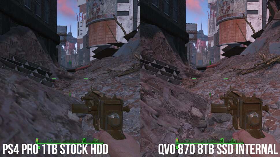 Texture pop-in is significantly improved running Fallout 4 on SSD