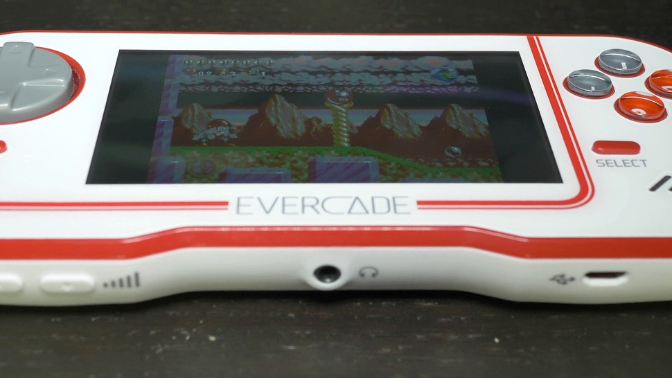 The underside of the unit has volume controls, a headphone jack and micro-USB power input