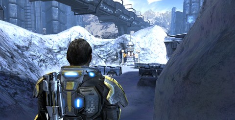 Infinity Blade 2 and Mass Effect: Infiltrator - iPad 2 native 1024x768 grabs on the left, new iPad versions on the right. Neither game seems to be using the full resolution of the new Retina display, presumably because the GPU resources aren't there to maintain performance. As with all the screenshots embedded into this article, click on the thumbnails for full resolution images.