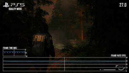 Quality mode upscales from 1270p to 2160p using FSR 2 balanced mode, targets 30fps and does a good job of sustaining the target - though occasionally, some areas fall just a little short.