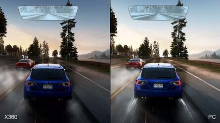 Anti-aliasing is standard on the console games, but not implemented at all on PC. With lower resolutions in particular its omission is impactful on overall image quality.