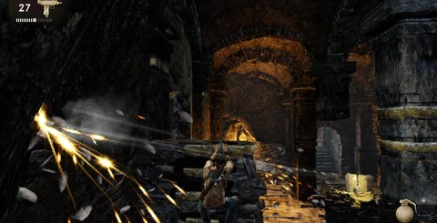 Alpha effects run at a lower resolution than the rest of the presentation, which is particularly obvious when placing Drake at their forefront. Meanwhile, particle effects from gunfire also seem downgraded, although this can be difficult to spot in the heat of battle. Fire is also opaque, which does look a little unnatural.