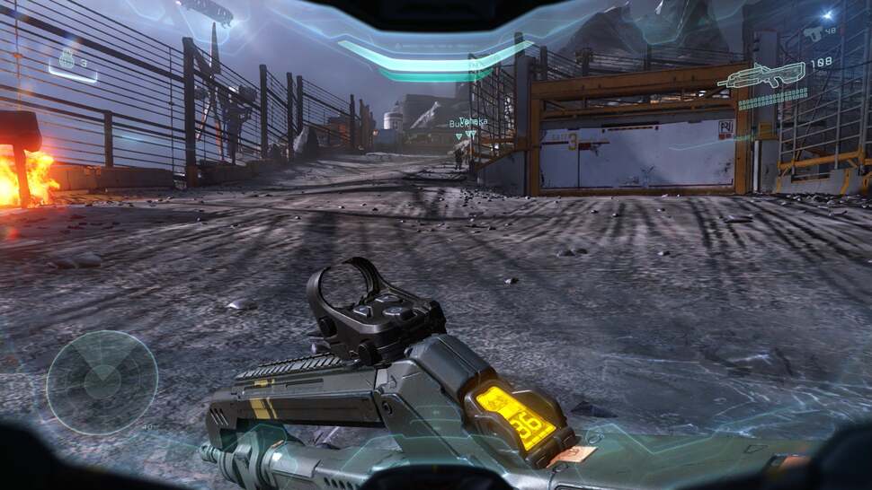 Poor texture filtering and low-resolution normal maps can result in some rather muddy surfaces such as this. Here we see a resolution of 1536x972