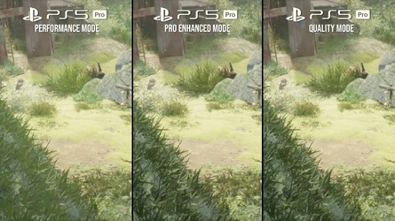 Here's how the game fares on PS5 Pro - and by extension, the PS5 and Xbox Series X. Weirdly, PSSR is not used on Pro, so settings appear matched on all three machines though resolution and frame-rates can differ. Click to enlarge. 