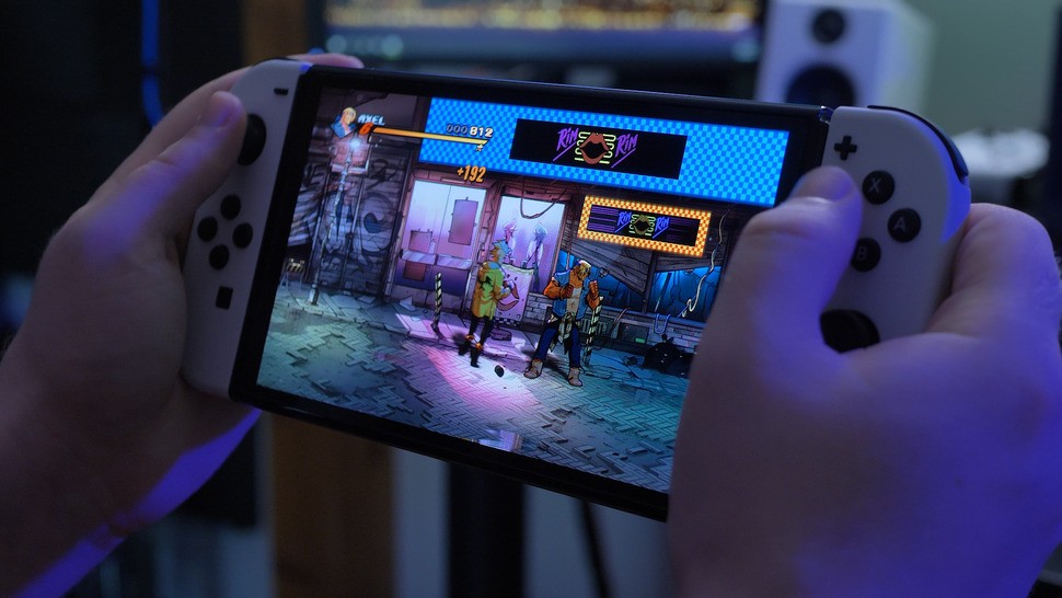 The OLED screen can be an absolute game-changer, especially in evident in games like Streets of Rage 4