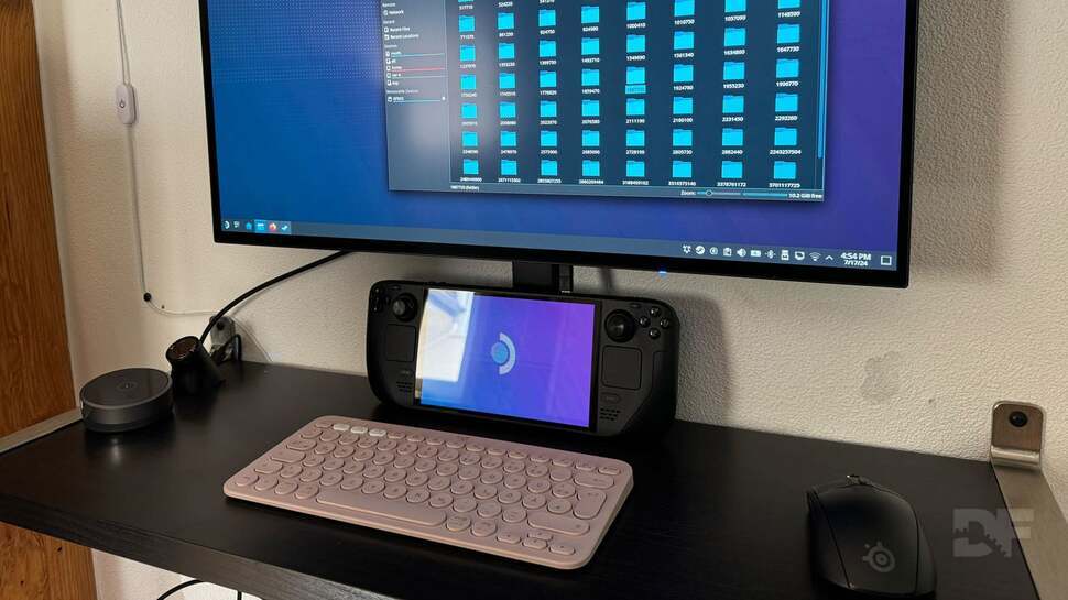 Having 65W of USB-C power delivery on tap means a one-cable connection for the Steam Deck - and other PC handhelds or laptops.