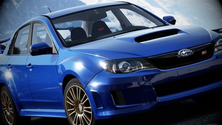 A quick Sabaru Impreza WRX comparison between Forza Motorsport 4 (left) and Horizon. Textures and geometry are an extremely close match as you would expect. The comparison is also interesting in highlighting the CG look of FM4 alongside the post-processed aesthetic Horizon embraces.