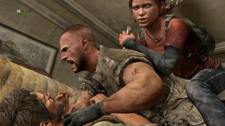 Looking after Ellie is Joel's number one objective, but she's remarkably helpful, flanking opponents and drawing their fire, or helping out during melee combat. The Last of Us's extensive context-driven dialogue and action hints towards what we would expect to see from next-gen titles.