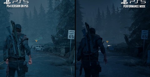 Days Gone Remastered makes nights darker, with your headlights lighting the way ahead but the rest of the environment remaining cloaked in shadow. Camps are also dimmer, while the night sky takes on new life.
