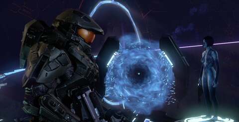 Cut-scenes put 343 firmly in control of the rendering budget, allowing for models that are more detailed than their in-game equivalents and enhanced effects work including depth-of-field. Facial rendering and animation is also a clear step up from previous Halo titles.