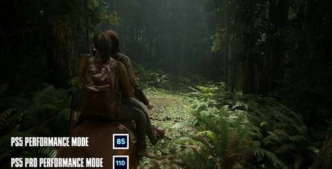 By switching to the legacy performance mode and running under VRR, frame-rate differentials can be unearthed - and the Pro seems to run at a max 29 percent faster than the standard model. Some of the results here may be impacted by the CPU limitation.