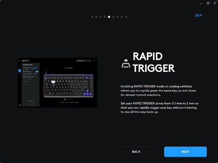 Logitech G512 X 75 G Hub Software screenshot 5