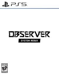 Observer: System Redux Cover