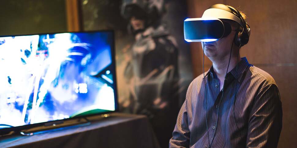 We played CCP's Eve Valkyrie on PC, but with Dual Shock 4 and Morpheus devices attached. Early code demonstrated a fairly simple but very immersive 3D shooter - it's possible to look around the cockpit and lock-on missiles to targets surrounding you