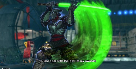 Shadow filtering varies between the two systems with a smoother effect on 360 (top). Object-based motion blur on the characters enhances the ferocity of the fights, although the effect is oddly missing from the occasional scene on the PS3 (bottom).