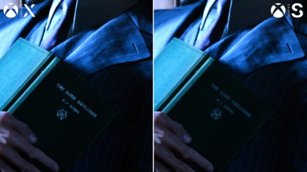 The Xbox Series S presentation is lower-res, has reduced texture quality, and RTGI is more coarse too. Still, the game plays well enough, even if its flaws are obvious on a large-format 4K display.