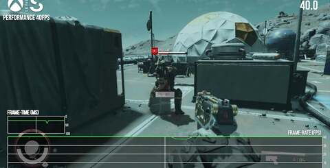 Starfield's 40fps mode on the visuals preset generally works well enough, but CPU-heavy scenes remain challenging and even in simpler fare, there can be some blips.