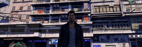 Sleeping Dogs allows players to utilise super-sampling - rendering at a higher resolution then downscaling. The results are pretty much flawless but can impact performance horribly. Rendering at 1080p native with FXAA is a great alternative though. In these shots you see various AA permutations, with 720p on the left and 1080p to the right.