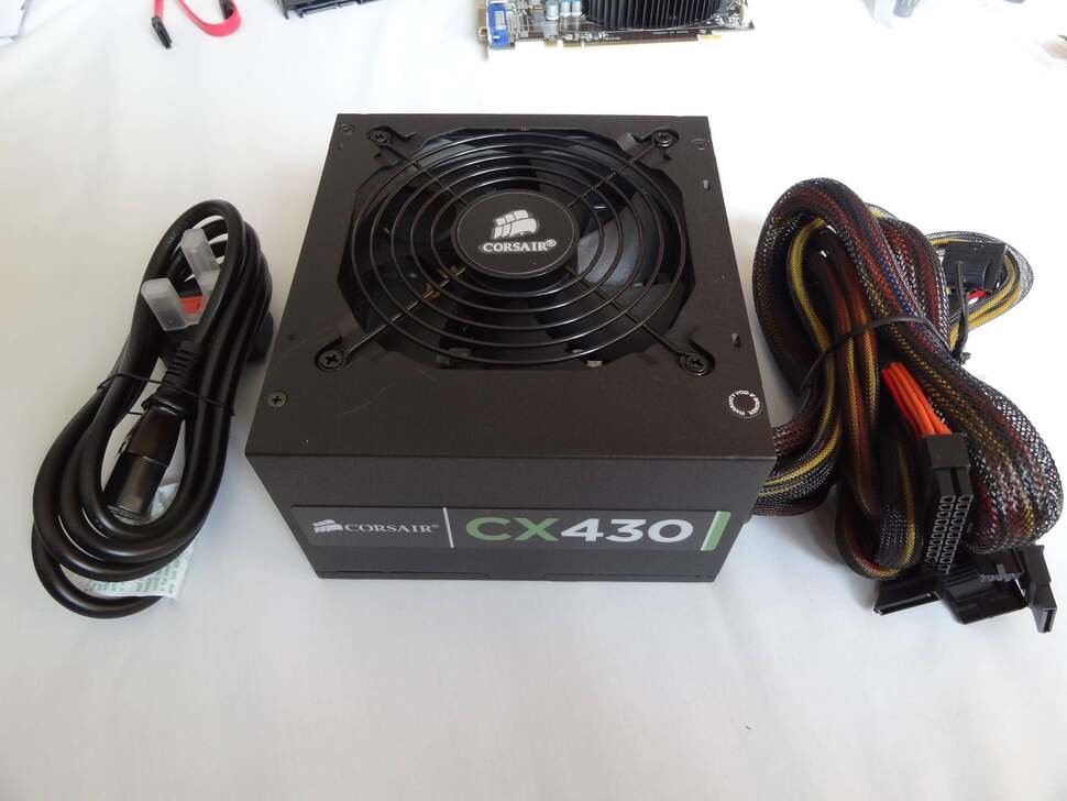 Fortunately, the 430 watt power supply we're using offers one of these PCIe connectors already, and boasts enough of a wattage overhead to comfortably support this setup.