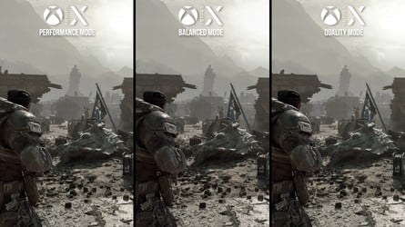 Here's how the three game modes compare on Xbox Series X. Click to enlarge. 