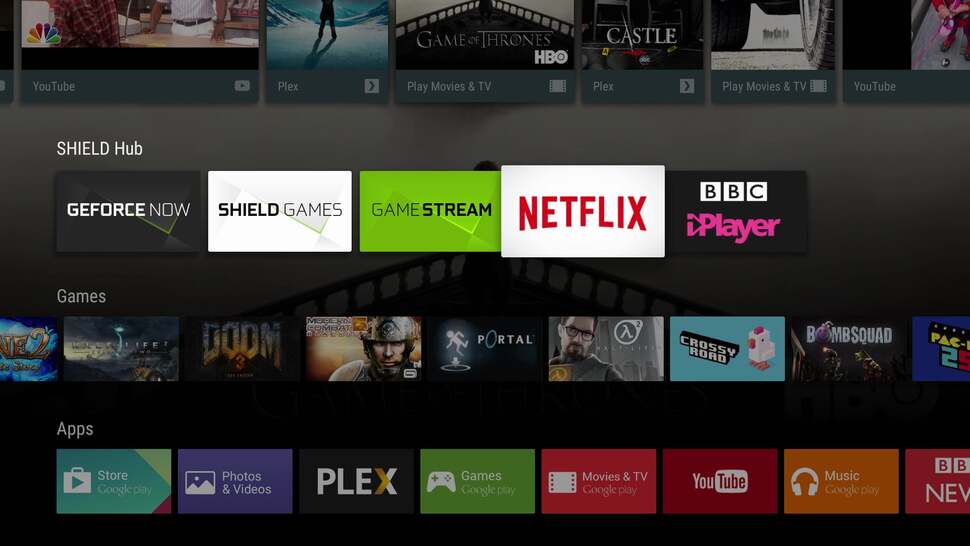 A look around the interface system of the new Shield micro-console, based on the Android TV operating system
