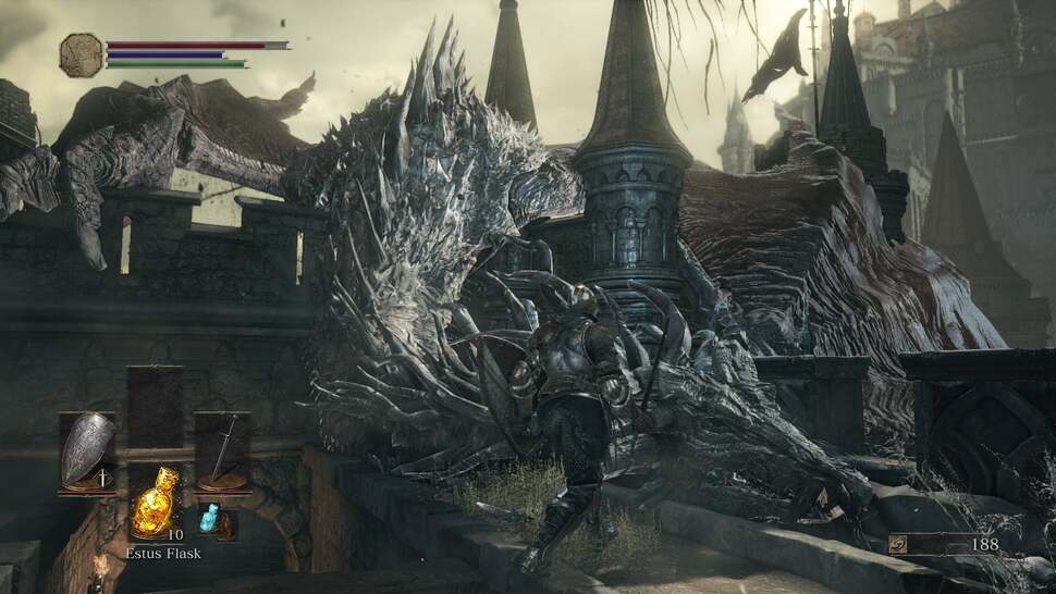 Up close, geometric detail is impressive particularly on larger foes