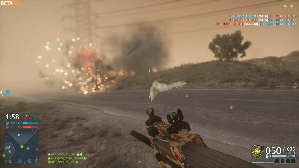 Bokeh depth of field is used during sandstorms on the Dustbowl map, plus a heavier depth of field to limit player visibility