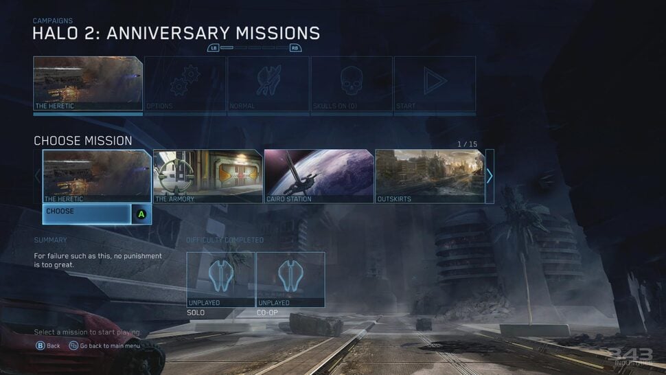 The Master Chief Collection's main menu system offers easy access to every game mode and tweakable from Halo: Combat Evolved through to the climax of Halo 4. It's like the TARDIS meets Edge of Tomorrow.