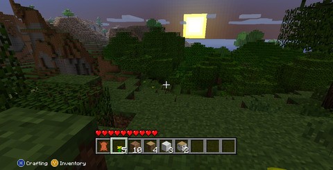 Xbox 360 owners can now mine and craft to their heart's content. Though rewritten for another language, the conversion of the engine is faithfully managed and feels very similar to the equivalent Beta 1.6.6 build on PC.