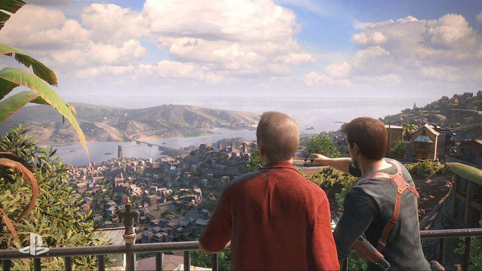 The Madagascar chase is reminiscent of a scene in 2011's Tintin film - a cinematic descent with only minor LOD pop-in noticed at the very start