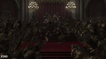 Impressive vertex processing allows Ninja Gaiden 2 on 360 to push through a huge amount of polygons. Scenes are often cut down on PS3 in this regard, but there's usually some bonus bling to compensate.