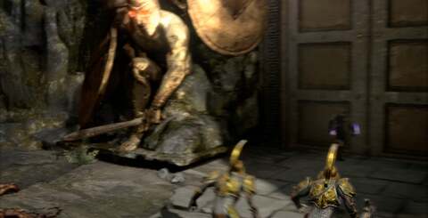 The filmic look of God of War III is boosted via effective motion blur. The shots demonstrate the camera and per-object implementations in the game.