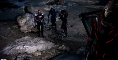 Indirect shadowing is enabled on the PS3, and is also checked by default for PC users. In places it can add a subtle layer of detail to characters, but elsewhere can result in a strange gradation of shades that stands out. Otherwise, post-processing AA tends to be more aggressive on PS3's textures, which blurs them over ever so slightly.