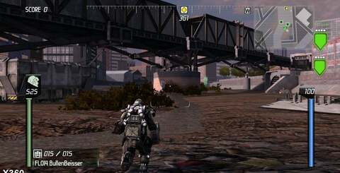 Anti-aliasing implementation apart, the two games look almost completely identical. The differences we do see tend to be rather slight: bugs or oversights, perhaps. Here, transparencies on the bridge fencing appear to be better realised on PS3, but bizarrely an entirely different ground texture appears to have been dropped in.