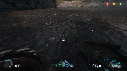 Water looks good from above or below, with geometric ripples on the surface and a beautiful look underneath.