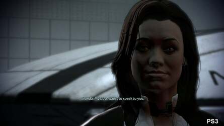 Very much a matter of personal taste, but some of the changes to the lighting in the PS3 version of Mass Effect 2 don't appear to flatter the stunning character artwork.