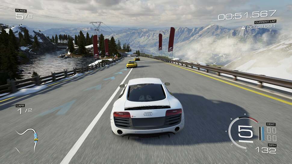 Backdrops have been remixed, with the mountains of the Bernese Alps circuit being completely overhauled, and even embellished with a mist effect