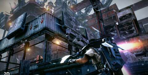 Reduced resolution and a further pared back alpha buffer produce the most noticeable visual drawbacks in Killzone 3's stereoscopic support.