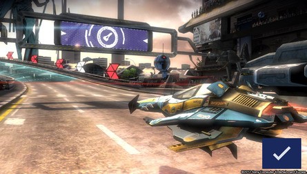The tile-based deferred rendering technology of the PowerVR SGX543 MP4+ graphics core gives anti-aliasing less of a performance hit in Vita - something Studio Liverpool put to good use in WipEout 2048. As with all the shots on this page, click on the thumbnails for full-size images.