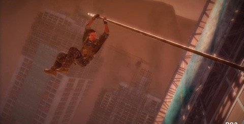 The Xbox 360 version benefits from enhanced effects such as screen-space ambient occlusion (SSAO) and improved ambient shadowing. Curiously, differences in the rendering set-up even appear to be replicated in the Bink-encoded FMVs (bottom).