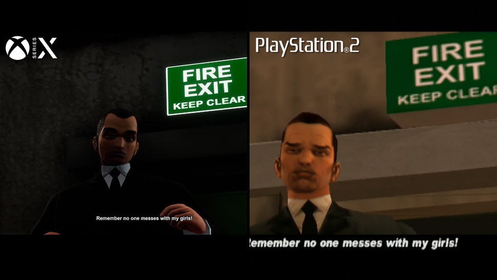 Definitive Edition up against the PS2 original. Some changes work, others less so