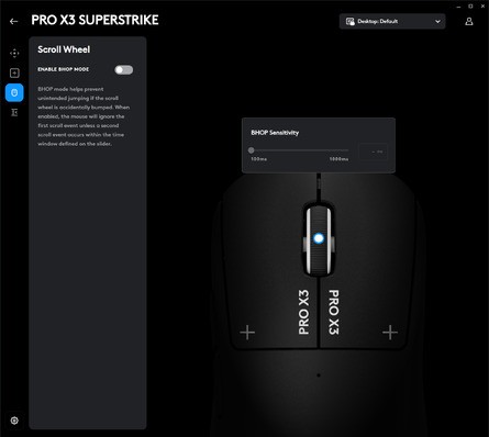 Logitech's G Hub software provides a comprehensive introduction to the mouse you've just bought, introducing its major features and how you ought to consider configuring them. This, plus having pro presets for the showcase HITS feature, make getting started a lot more straightforward. Click to enlarge. 