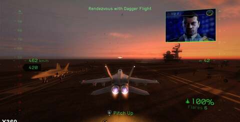 Some of the cutbacks and omissions on PS3 are so slight, you wonder why they were made at all. What's with the flat roofs on the top shots, and the cut afterburner ground lighting below?